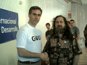 Con Richard Stallman